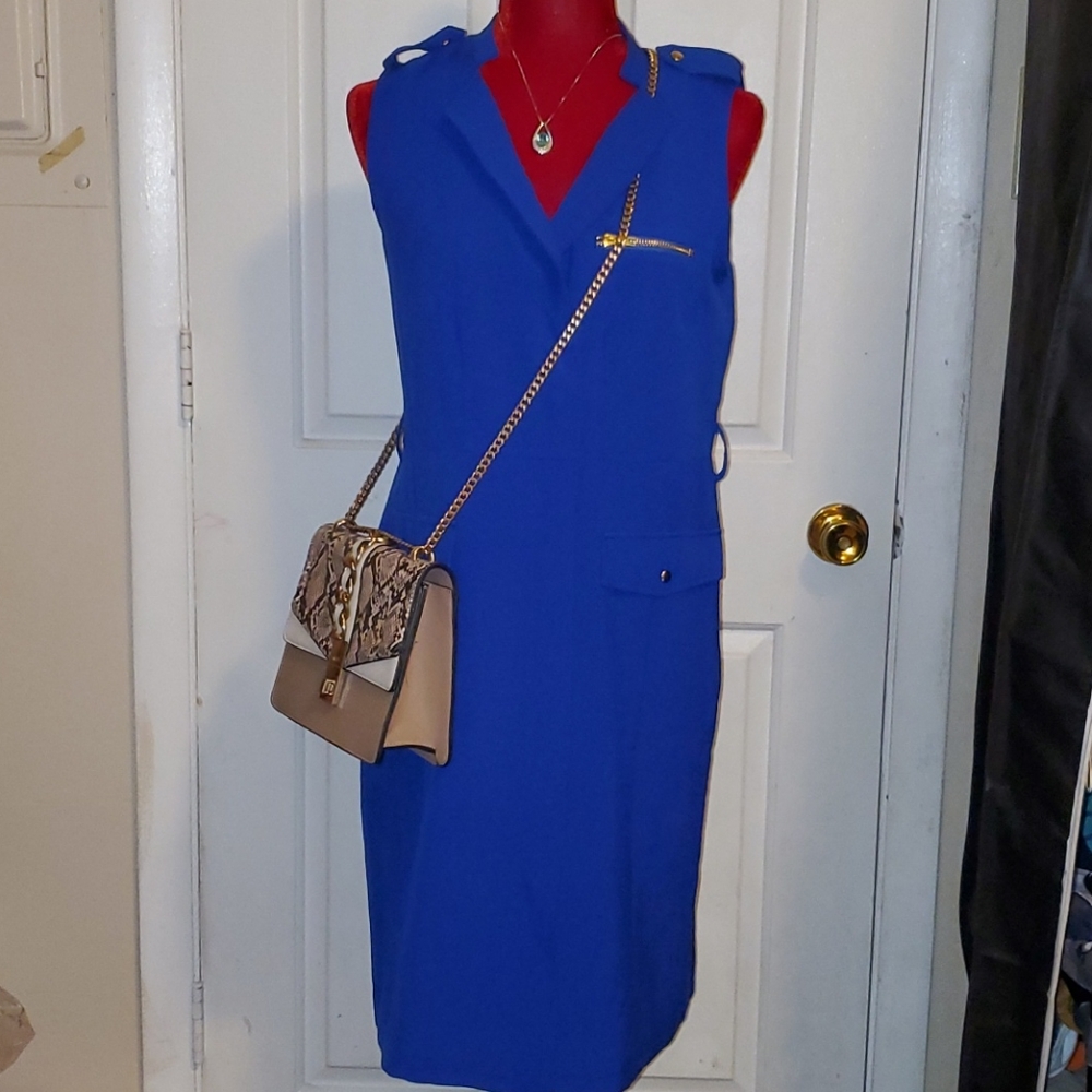Blue Dress but NO Belt